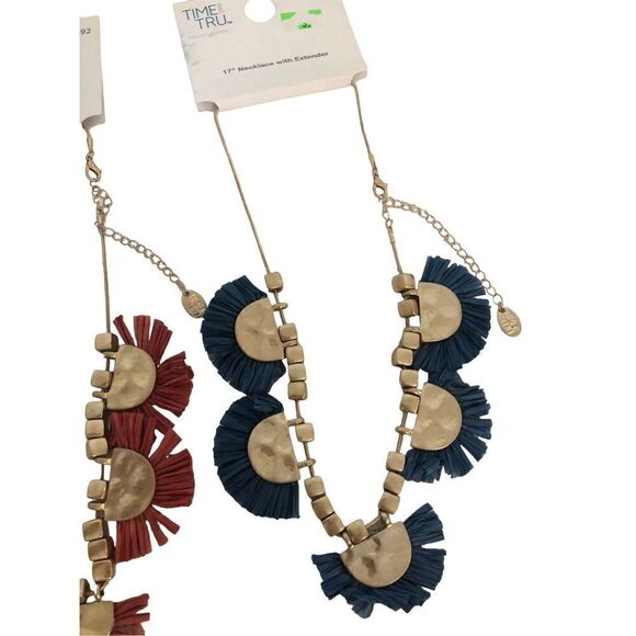 Brand New Time & Tru Lot of Three (3) 17” Necklace w/ Extender - Picture 3 of 6